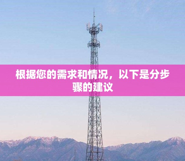 根据您的需求和情况，以下是分步骤的建议